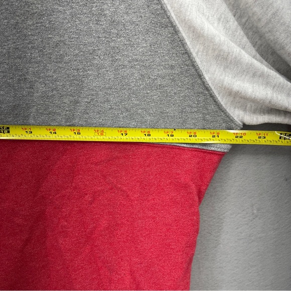 Homage Ohio State University Buckeyes OSU Red 1/4 Zip Hoodie Medium Scarlet Gray - Picture 6 of 7